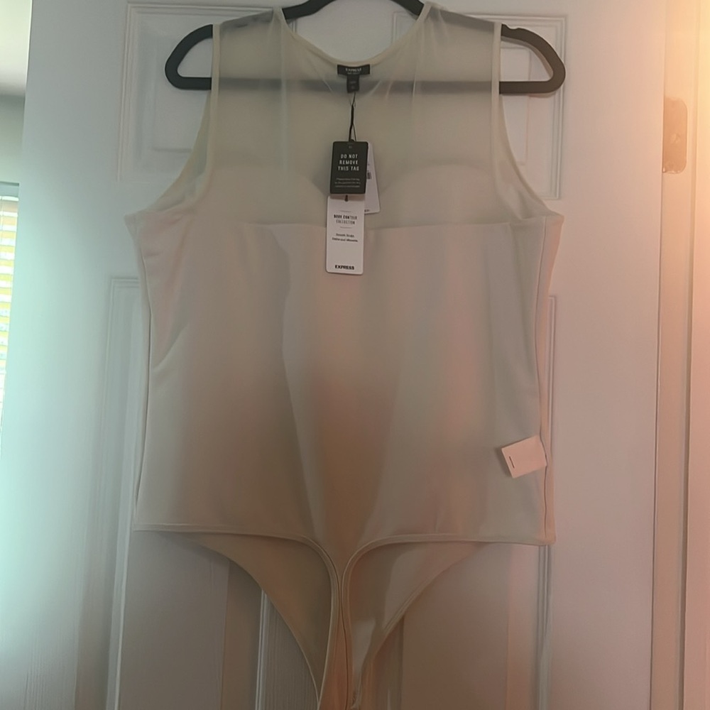 Cream express bodysuit